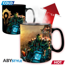 WORLD OF WARCRAFT - Mug Heat Change - 460 ml - Azeroth-avec boîte x2*