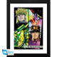 JOJO'S BIZARRE ADVENTURE - Tirage encadré "Dio & Jotaro" (30x40) x2