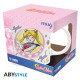SAILOR MOON - Mug - 320 ml - Sailor Moon & Luna patch - subli-box x2