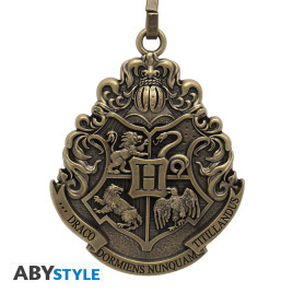 HARRY POTTER - Keychain 3D "Hogwarts’ Crest" MADE IN FRANCE X4 