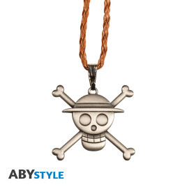 ONE PIECE - Collier avec pendentif 3D "Skull" X4