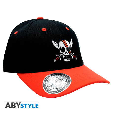 ONE PIECE - Casquette - Noir & Rouge - Shanks x2