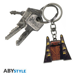 JURASSIC PARK - Keychain "Gates" X4