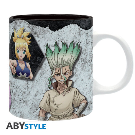 DR STONE - Mug - 320 ml - Groupe - subli - avec boîte x2