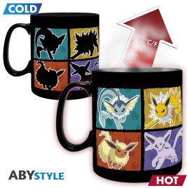 POKEMON - Mug Heat Change - 460 ml - Eevee - cardboard box x2