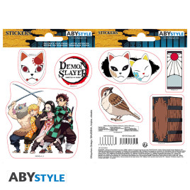 DEMON SLAYER - Stickers - 16x11cm/ 2 planches - Slayers x5
