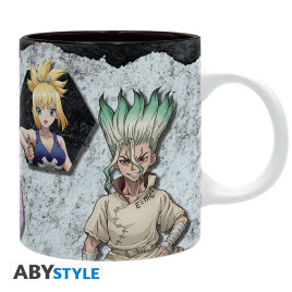 DR STONE - Mug - 320 ml - Groupe - subli - avec boîte x2