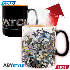 OVERWATCH - Mug Heat Change - 460 ml - Héros - boîte x2*