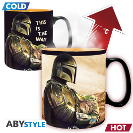 THE MANDALORIAN - Mug Heat Change - 460ml-Mando-avec boîte x2 MUGA552