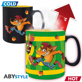 CRASH BANDICOOT - Mug Heat Change - 460 ml - Nitro - boîte x2*