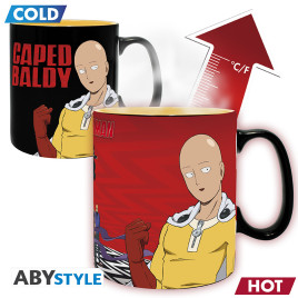 ONE PUNCH MAN - Mug Heat Change - 460 ml -Saitama & Garoh - boîte x2*