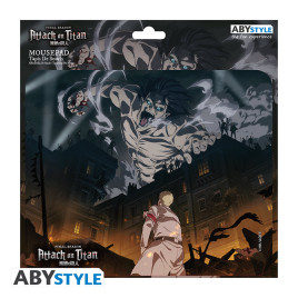 ATTACK ON TITAN - Tapis de souris souple - S4 Key art