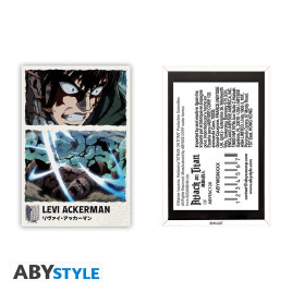 ATTACK ON TITAN - Aimant Standard - Levi Ackerman x4