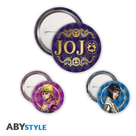 JOJO'S BIZARRE ADVENTURE - Pack de Badges - Golden Wind X4