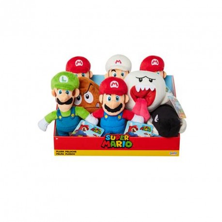 NINTENDO - Assortiment Peluche Super Mario World 20cm x8