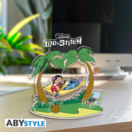 DISNEY - Acryl® Diorama - Lilo & Stitch Hamac