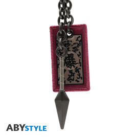 NARUTO SHIPPUDEN - Keychain 3D "Kunai & explosive tag" X4