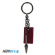 NARUTO SHIPPUDEN - Keychain 3D "Kunai & explosive tag" X4