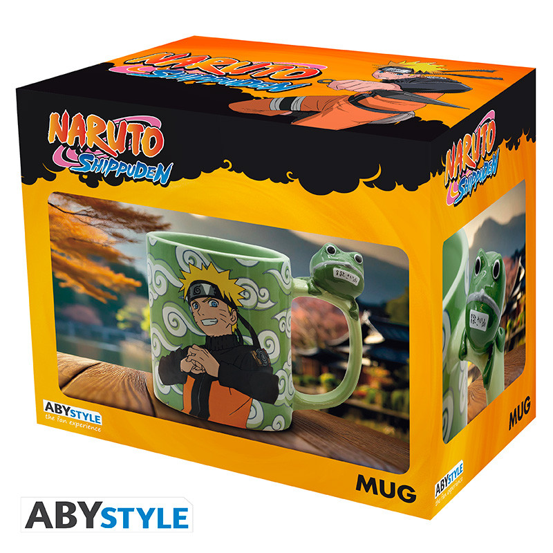 NARUTO SHIPPUDEN - Mug 3D handle - Naruto and Gama-chan x2 79