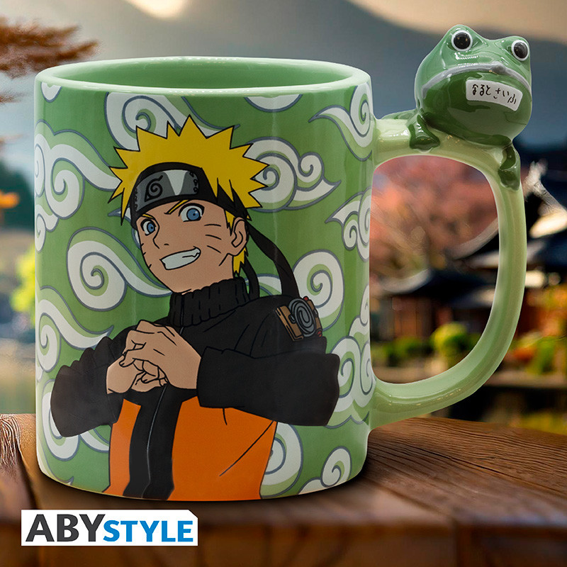 NARUTO SHIPPUDEN - Mug 3D handle - Naruto and Gama-chan x2 79