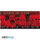 ATTACK ON TITAN - Mug - 460 ml - Les Titans - subli - boîte x2