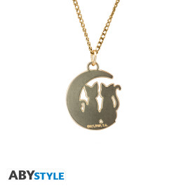 SAILOR MOON - Collier avec pendentif "Chats sur la lune" X4