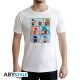 DRAGON BALL SUPER - Tshirt "Goku's transformations" man white-New Fit