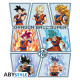 DRAGON BALL SUPER - Tshirt "Goku's transformations" man white-New Fit