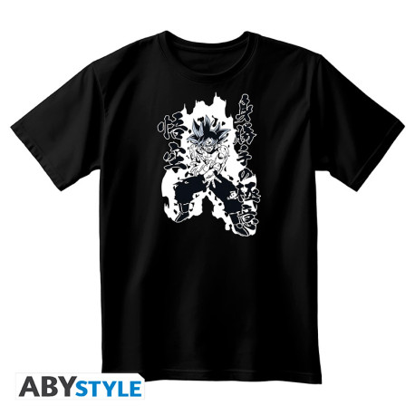 DRAGON BALL SUPER - Tshirt noir unisexe - "Goku Kamehameha"