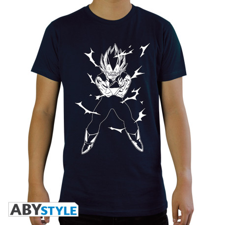 DRAGON BALL - Tshirt "DBZ/Vegeta" homme MC navy - basic*