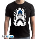DRAGON BALL SUPER - Tshirt "Vegeta Royal Blue"homme MC black-New Fit*
