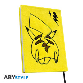 POKEMON - Cahier A5 Premium "Pikachu peluche" X4
