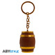 ONE PIECE - Keychain 3D "Barrel" X4