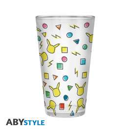 POKEMON - Verre XXL - 400 ml - Motif Pikachu - x2