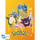 POKEMON - Set 2 Posters Chibi 52x38 - Personnages colorés x4