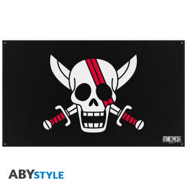 ONE PIECE - Drapeau "Red hair Pirates" (70x120)