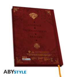 HARRY POTTER - A5 Notebook Gryffindor X4