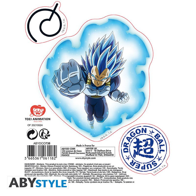 Super Saiyajin; Vegeta - Dragonball Z - Sticker