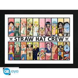 ONE PIECE - Tirage encadré "Passé & Présent" (30x40) x2