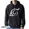 NARUTO SHIPPUDEN - Sweat - "Konoha" man without zip black