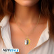SAILOR MOON - Collier avec pendentif "Chats sur la lune" X4