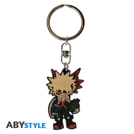 MY HERO ACADEMIA - Porte-cl&eacute;s PVC - Bakugo X4
