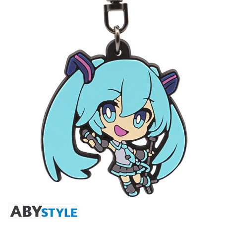 HATSUNE MIKU - Porte-clés PVC - Chibi Hatsune Miku X4