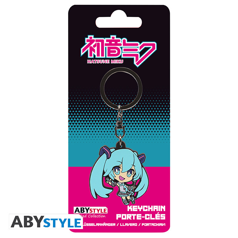 HATSUNE MIKU - Keychain PVC - Chibi Hatsune Miku X4 - Abysse Corp
