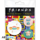 FRIENDS - Pack de Badges - Central Perk & Co X4