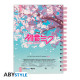 HATSUNE MIKU - Cahier A5 Spiral "Fleurs de cerisier" X4
