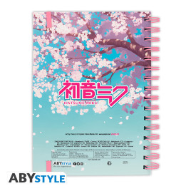 HATSUNE MIKU - Notebook A5 Spirale "Cherry Blossom" X4