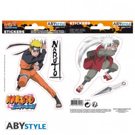 NARUTO SHP - Stickers - 16x11cm/ 2 planches - Naruto/ Jiraiya X5