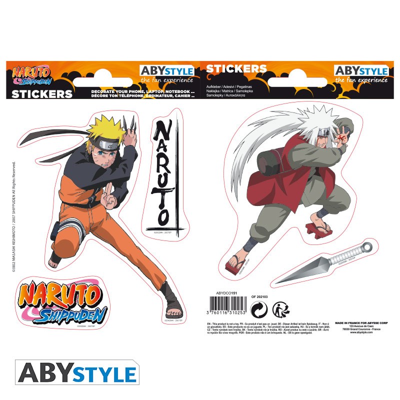 Naruto Shippuden- Die Cut Naruto Sticker 3.5