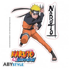 NARUTO SHP - Stickers - 16x11cm/ 2 sheets - Naruto/ Jiraiya X5
